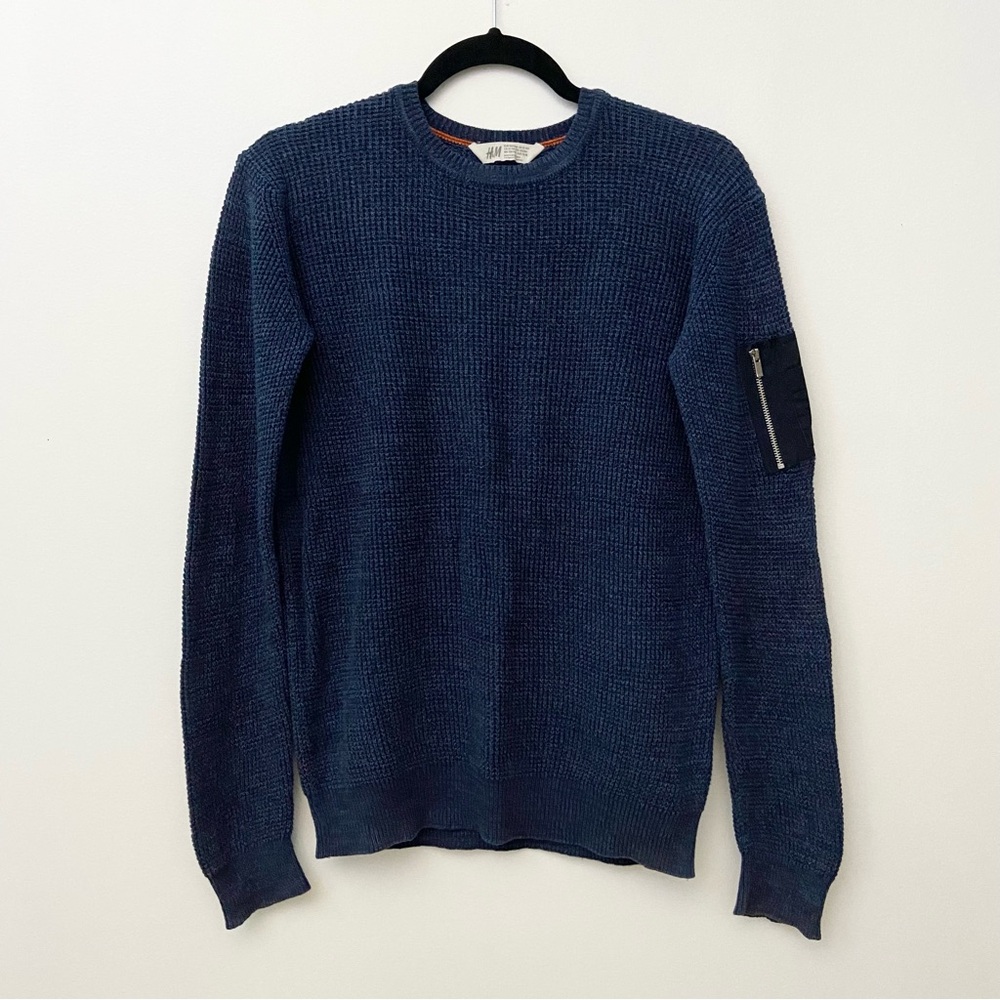 Boy’s Blue Knit 100% Cotton Sweater